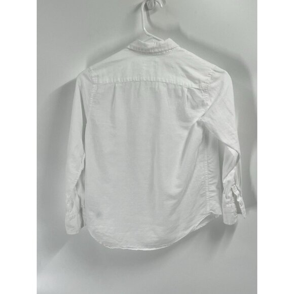 Crew Cuts Bundle of 3 Collared Shirts Long Sleeve Solid Check Plaid Blue Sz 8 - Picture 4 of 8